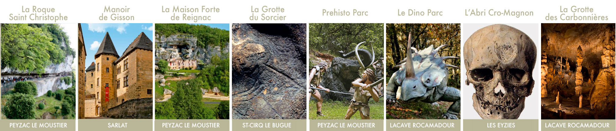 Les Grottes du Roc de Cazelle Les Eyzies Périgord Dordogne Vallée Vézère - Préhistoire, histoire et nature